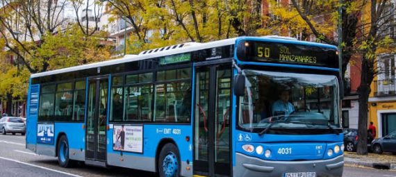 Autobus en el centro de Madrid// Foto: Ayuntamiento
